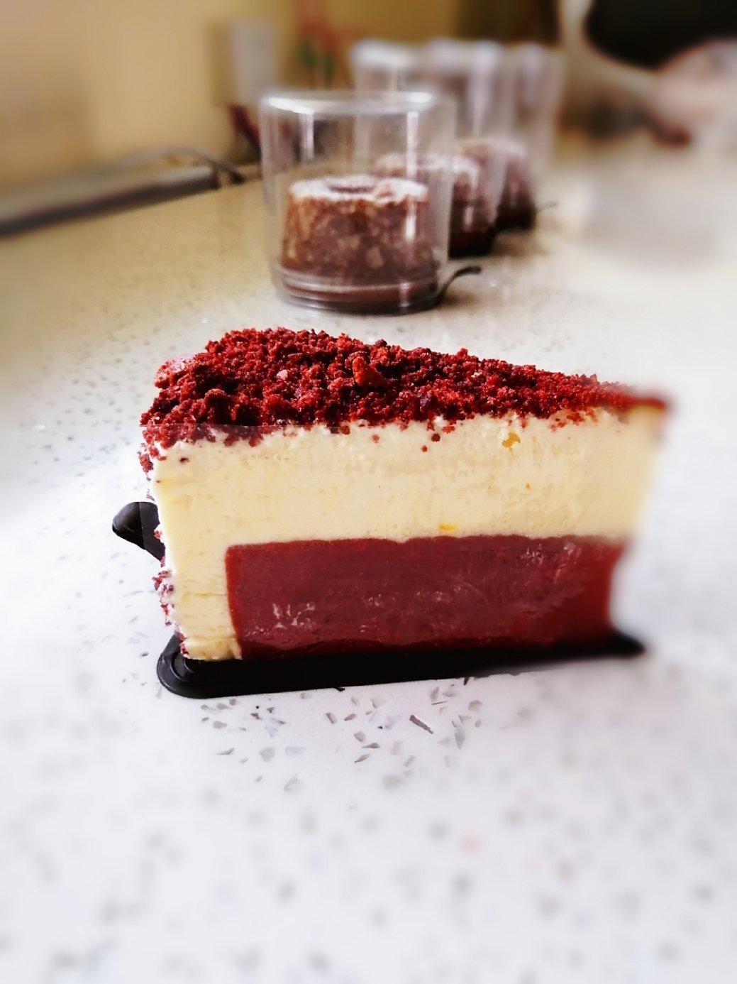 j_afyr 做过8寸红丝绒双层芝士蛋糕