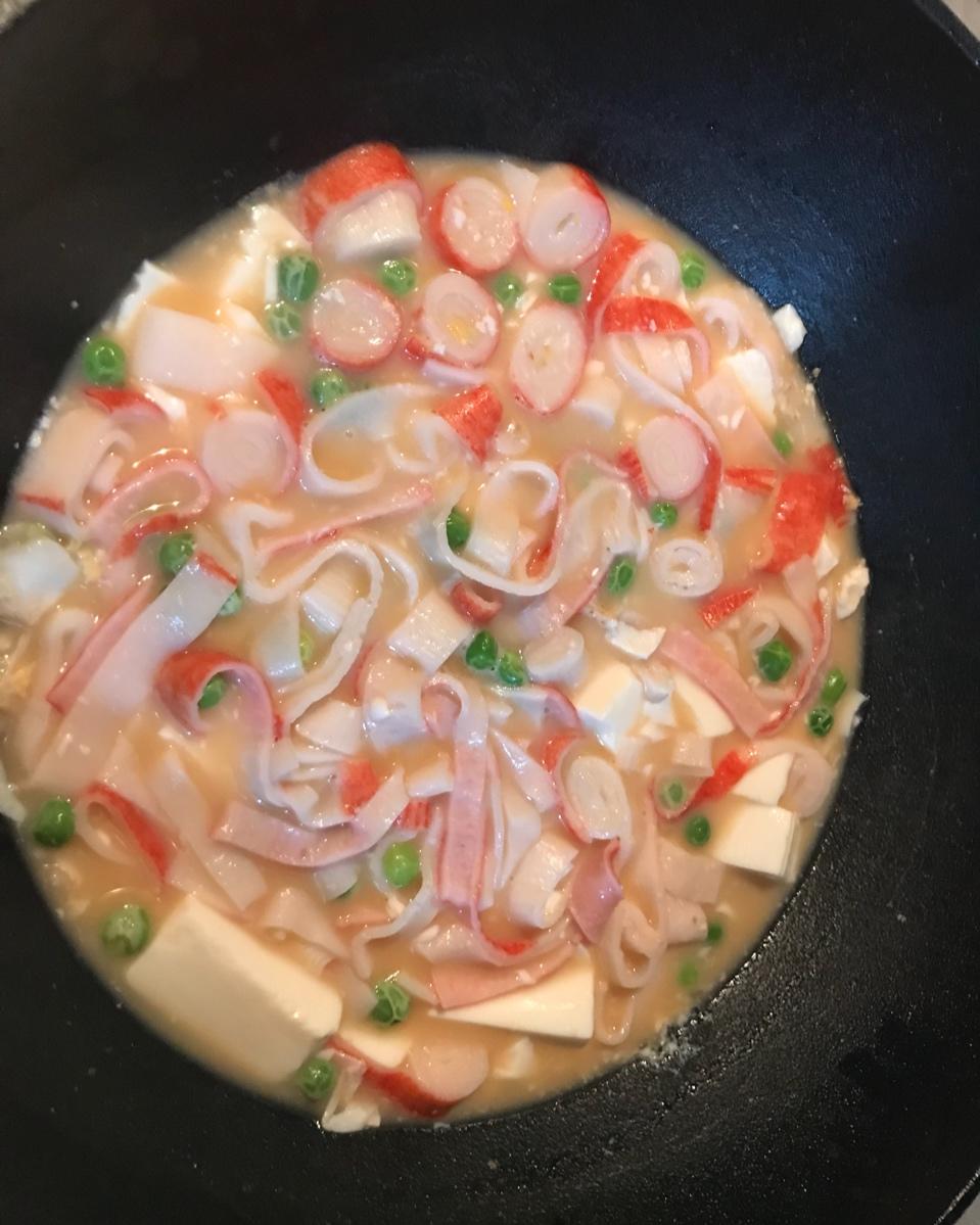 蟹黄豆腐（咸蛋黄版）