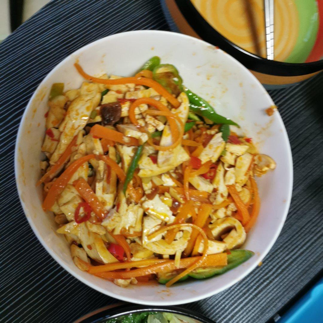 青椒豆腐干
