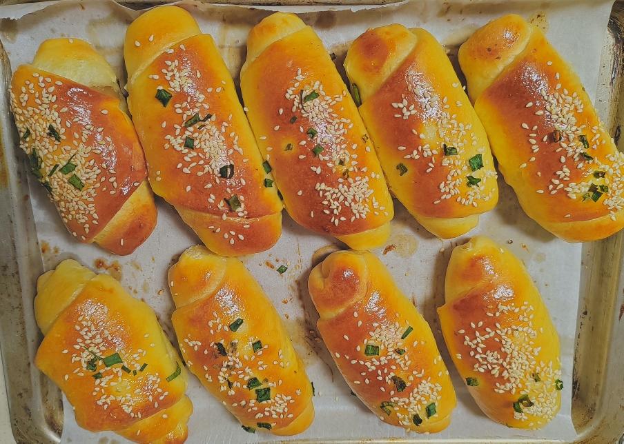 早餐肠仔包-90分钟超快手香肠面包教程