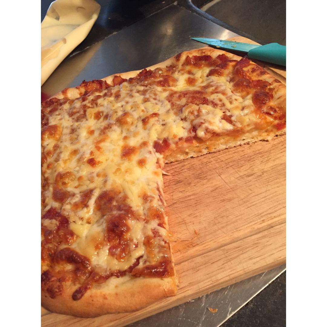 萨拉米薄底披萨 Salami Pizza