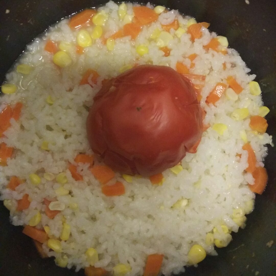 风靡美国华人网络的【电饭锅西红柿焖饭】