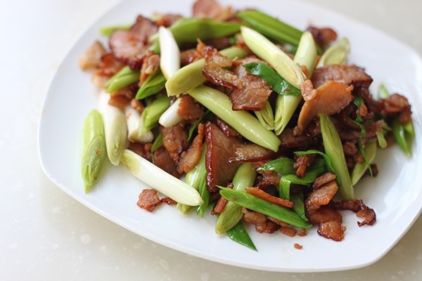 青蒜炒腊肉