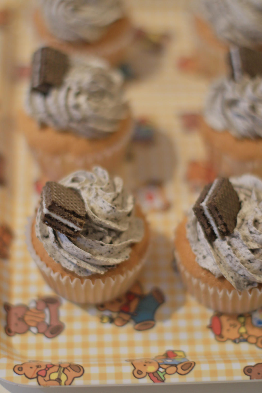 奥利奥纸杯蛋糕‼️表面完美不开裂‼️松软好吃，下午茶必备