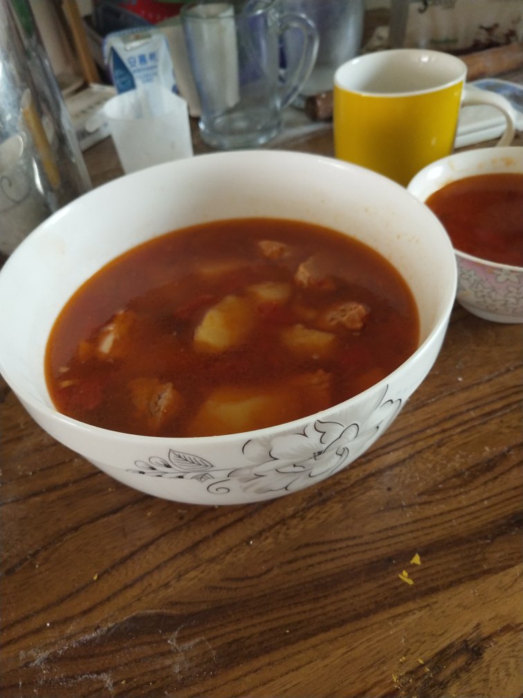 番茄土豆炖牛腩高压锅版