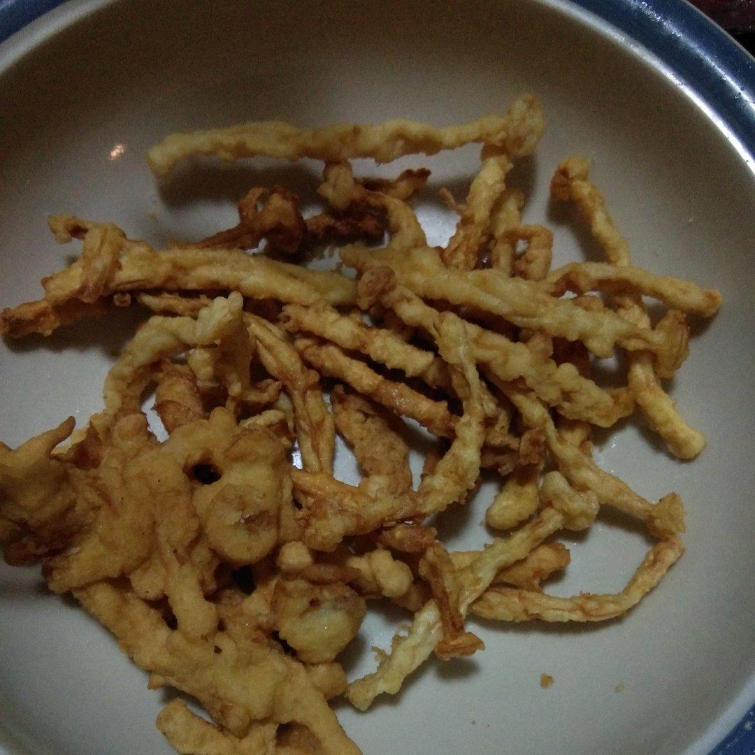 炸白玉菇