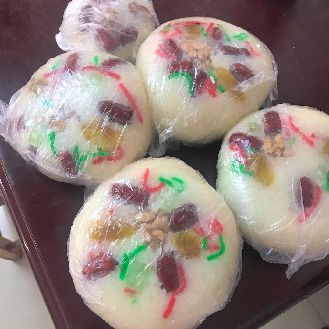 【猪油夹沙八宝饭】古法蒸糯米