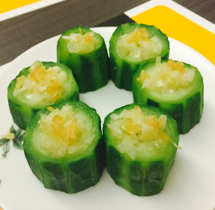 蒜蓉干贝蒸丝瓜