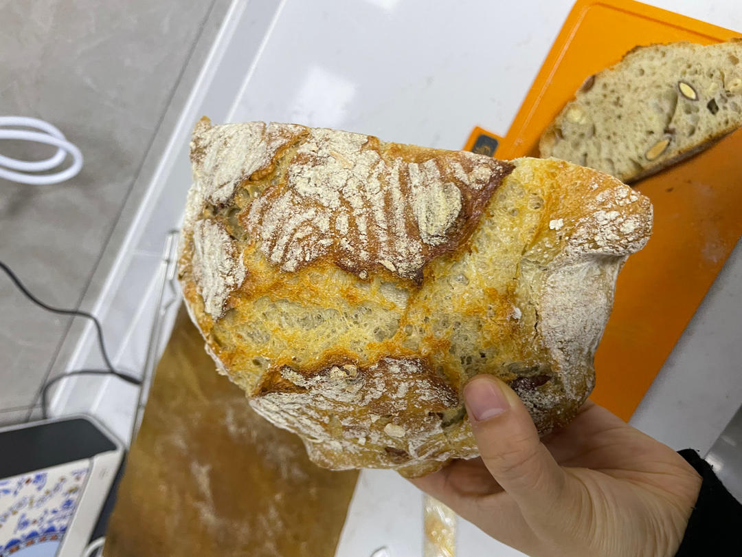 无油！无糖！免揉！珐琅锅欧包！