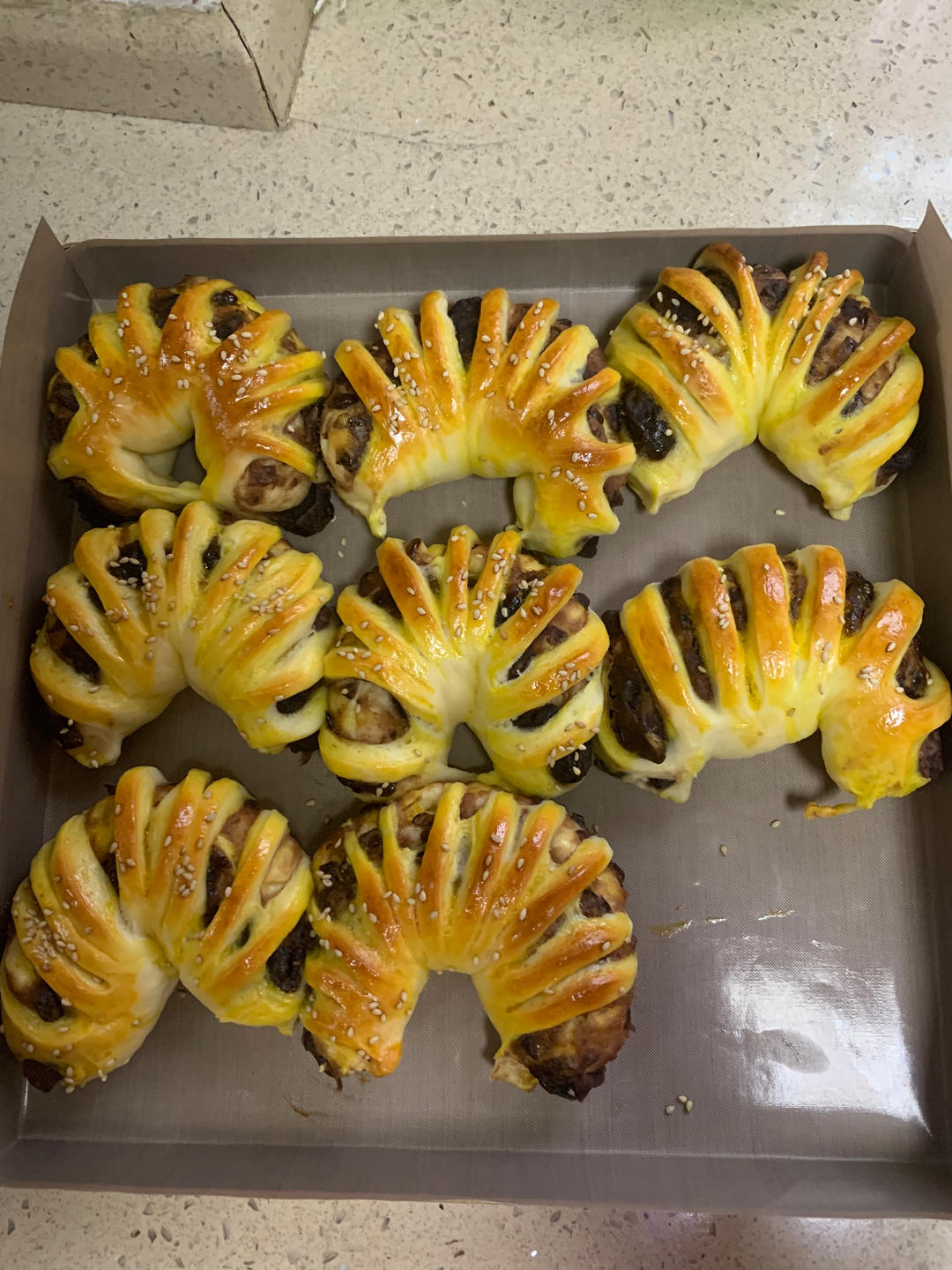 香甜味美的豆沙卷