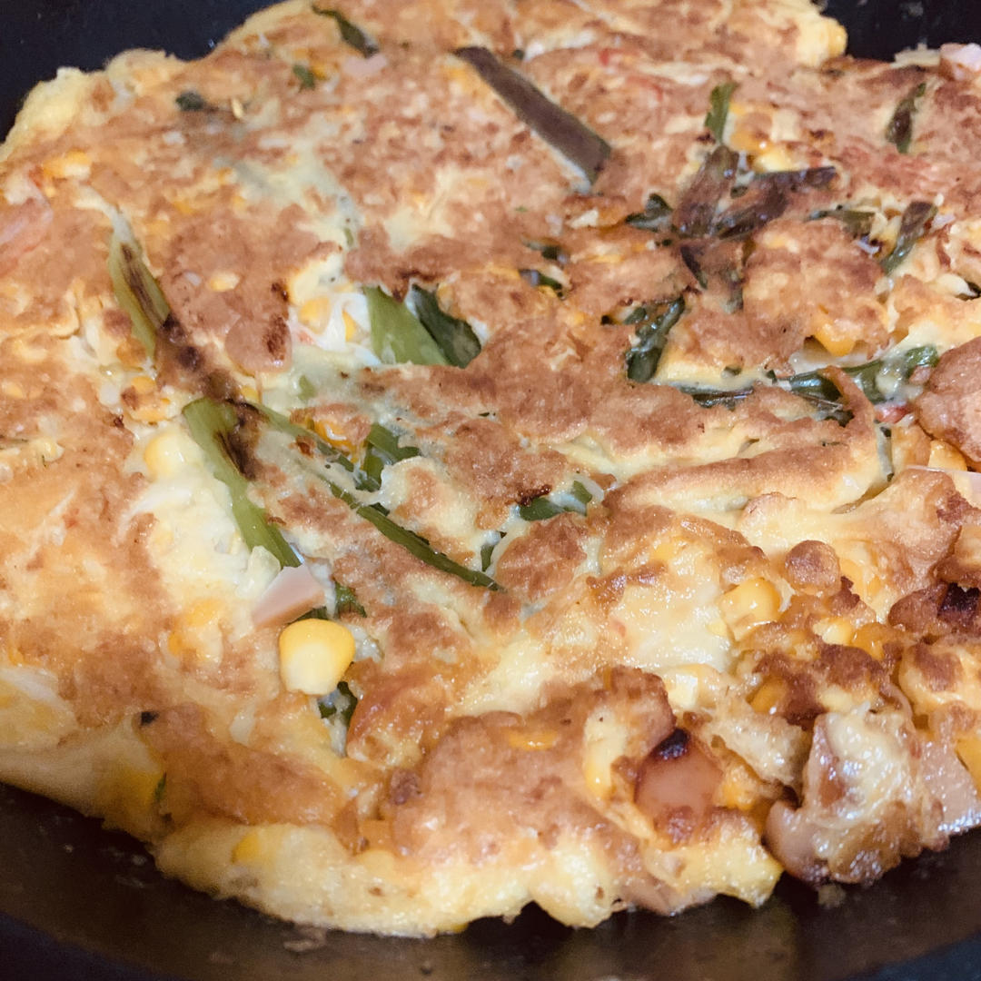 三时三餐韩式海鲜葱饼