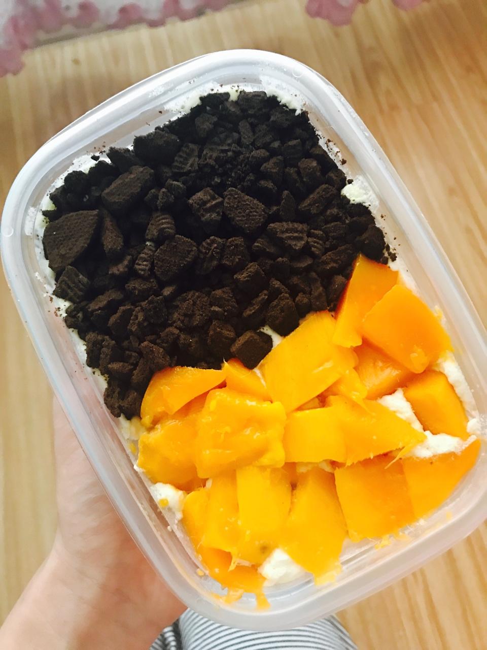 简单快手的便当饭盒水果盒子蛋糕