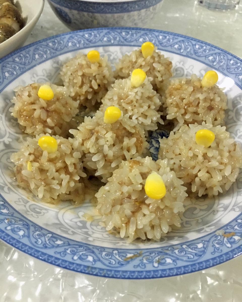 蒸糯米丸子