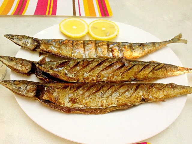 盐烤秋刀鱼