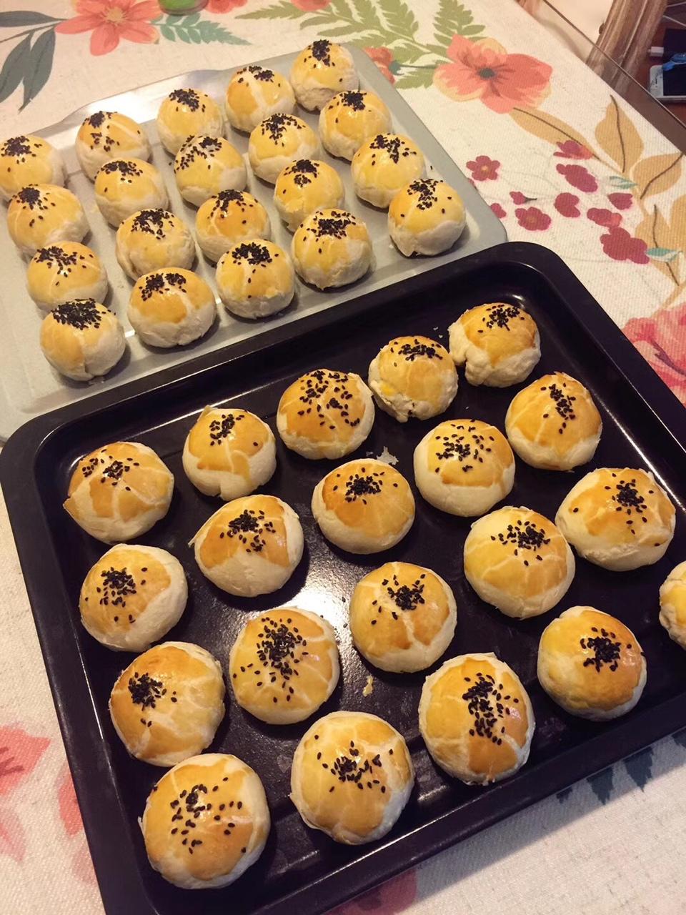 无语_xl74做的不用揉出膜,不用醒面就能酥掉渣的中式酥皮点心
