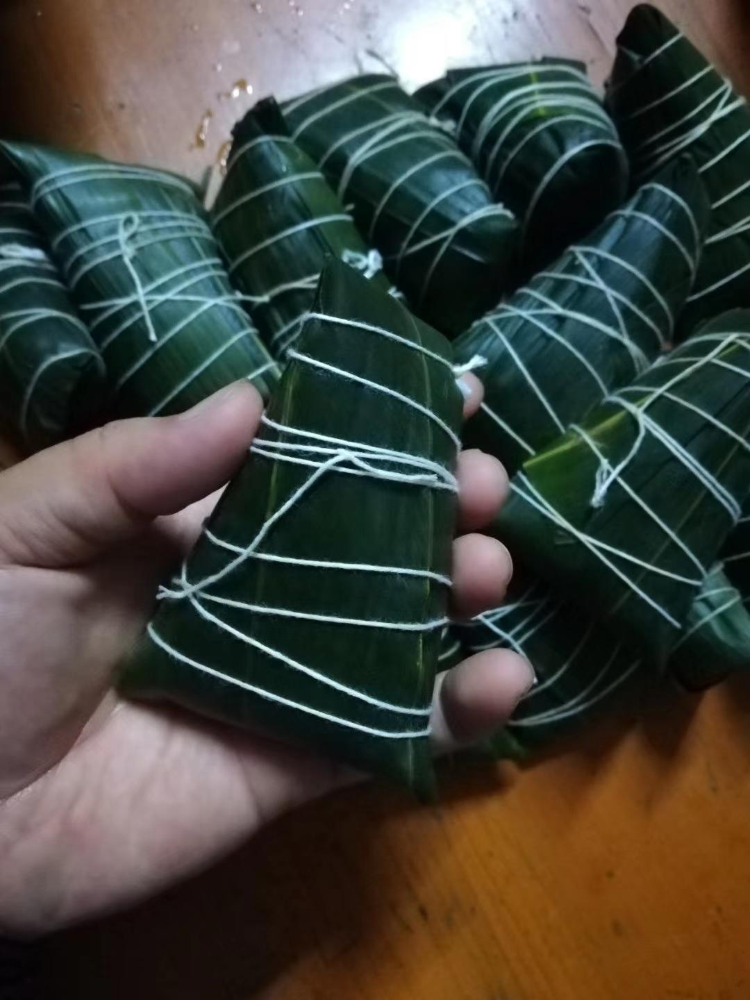第一次包四角粽