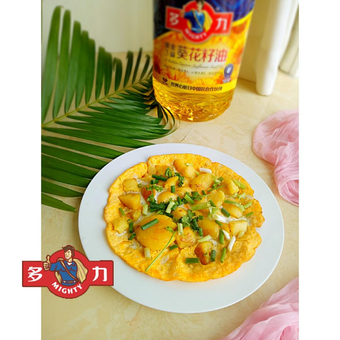 “轻”爱妈妈+甜椒土豆煎蛋