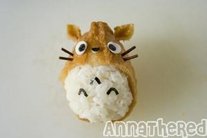 龙猫稻荷寿司 (Totoro inari-zushi)的做法 步骤9