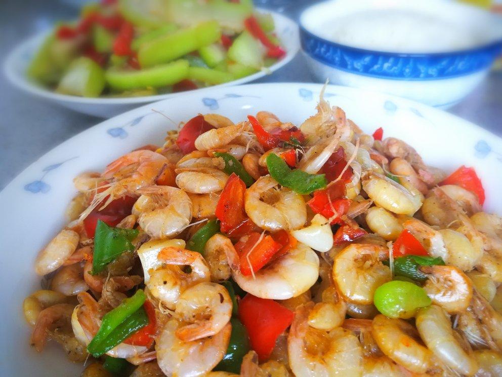 手机用户8044_0bu1做的青椒炒虾米