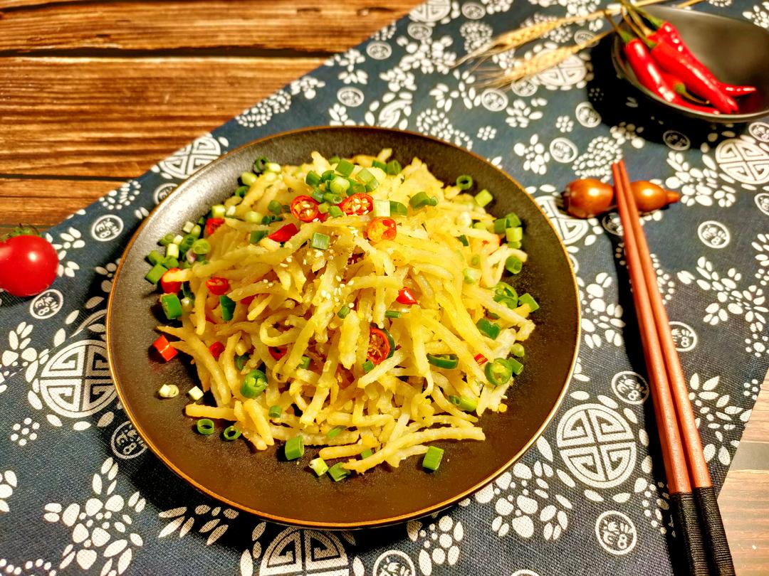 香辣炒洋芋擦擦的做法