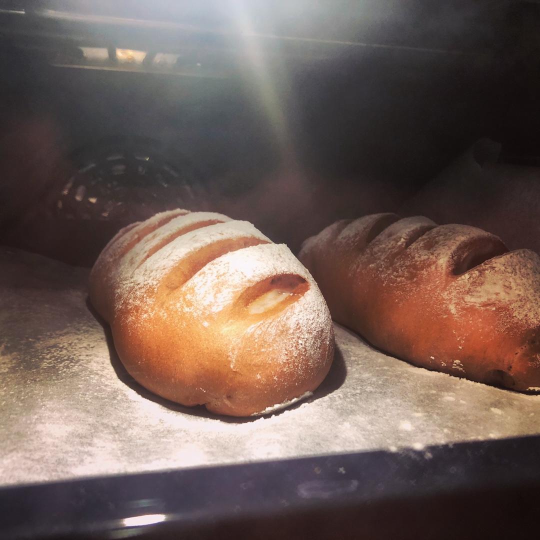 麻薯核桃夹心软欧包