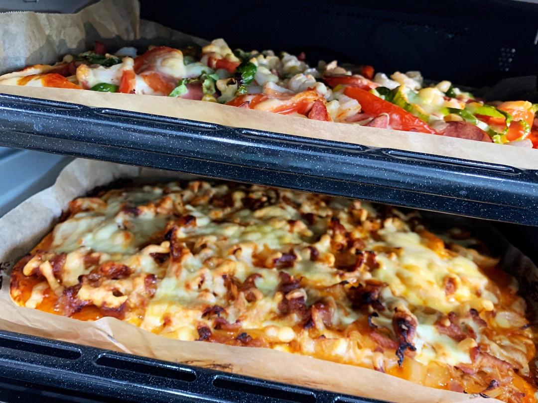 八寸披萨饼皮（四个）制作