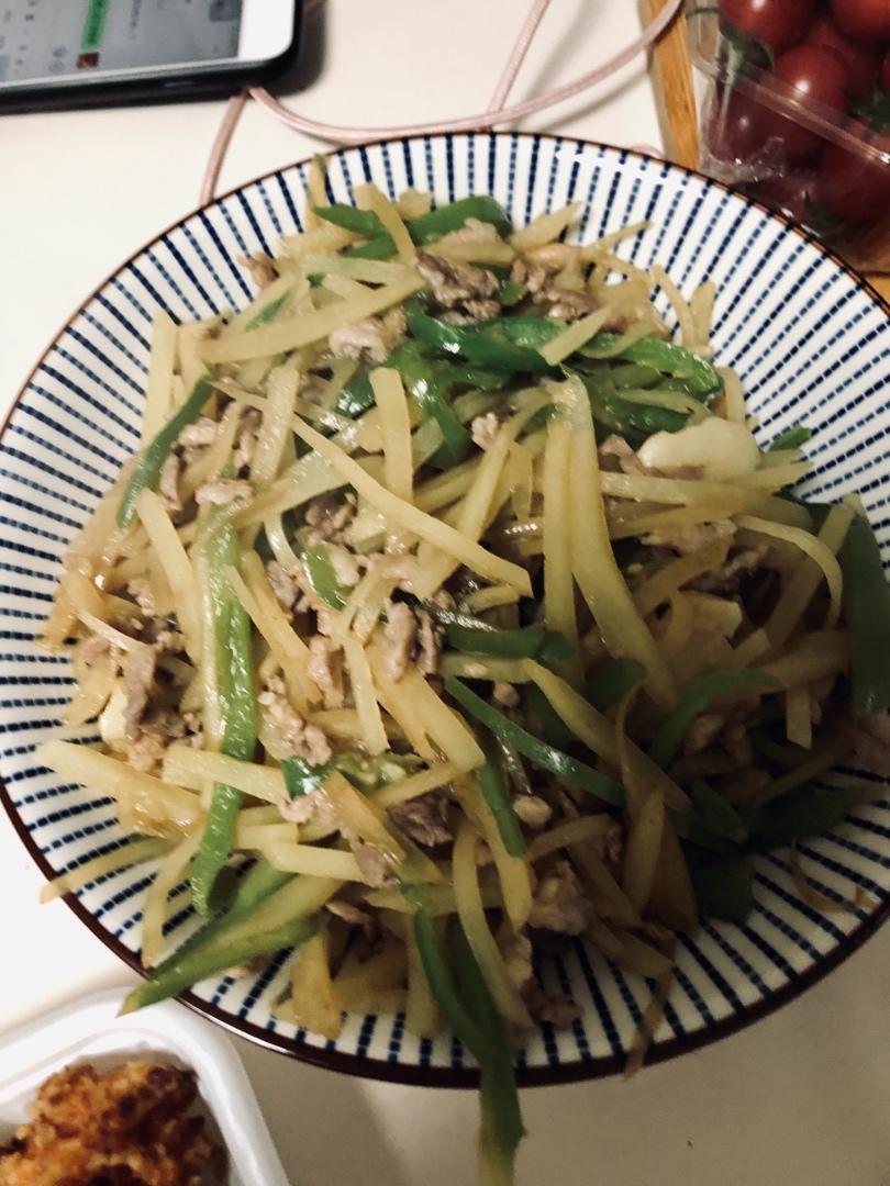 青椒肉丝土豆丝