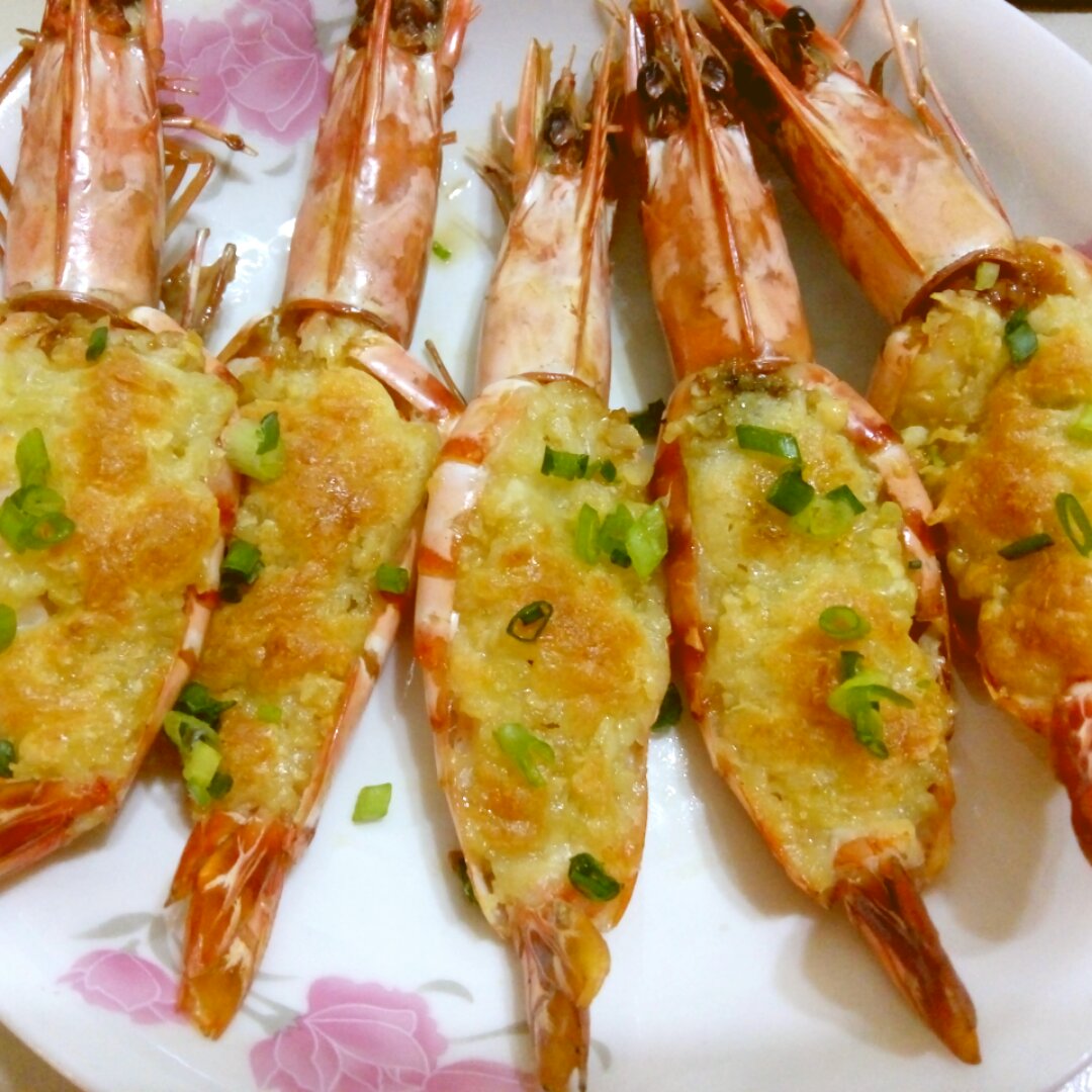 香蒜奶油烤明虾