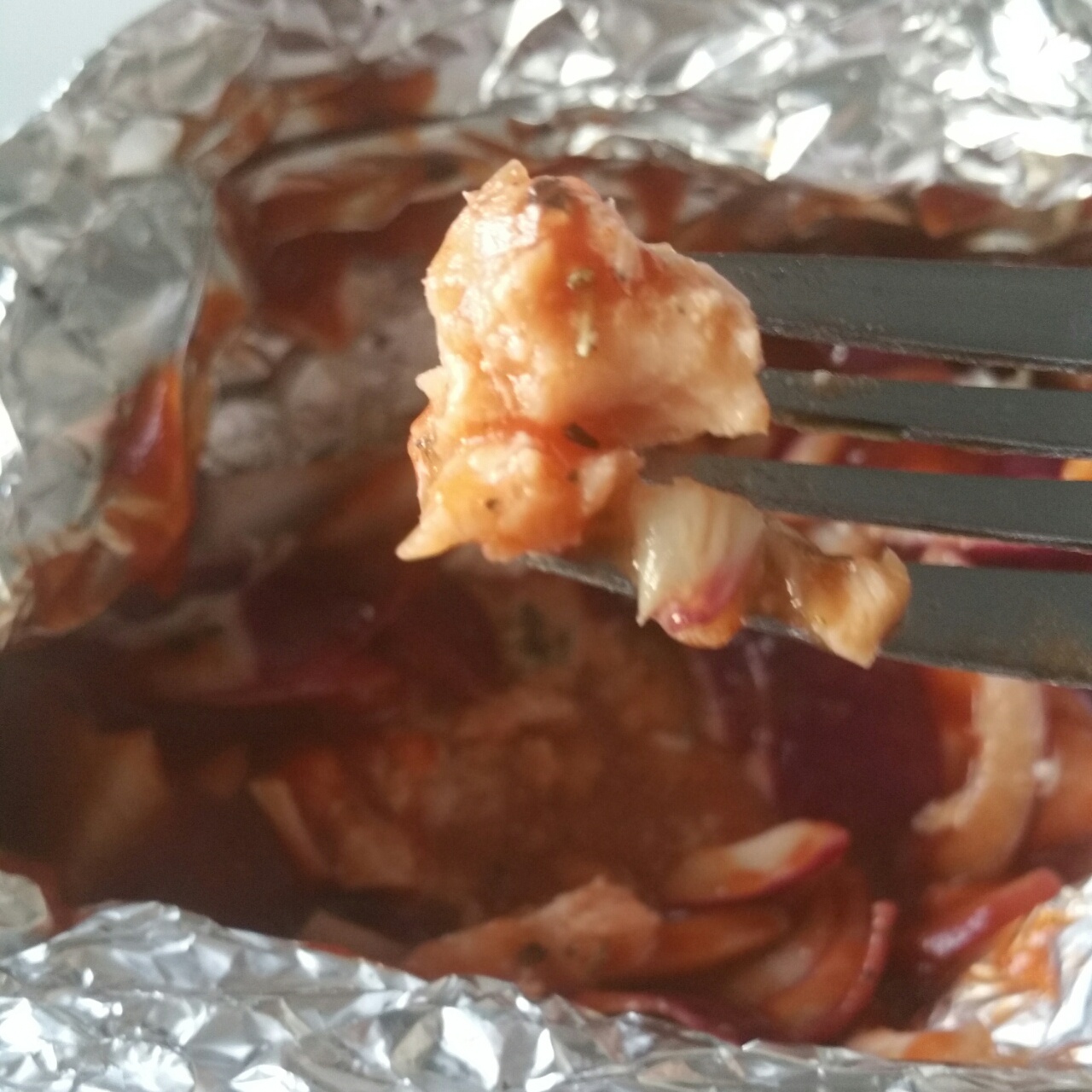 锡纸烤三文鱼  （Salmon Baked in Foil）