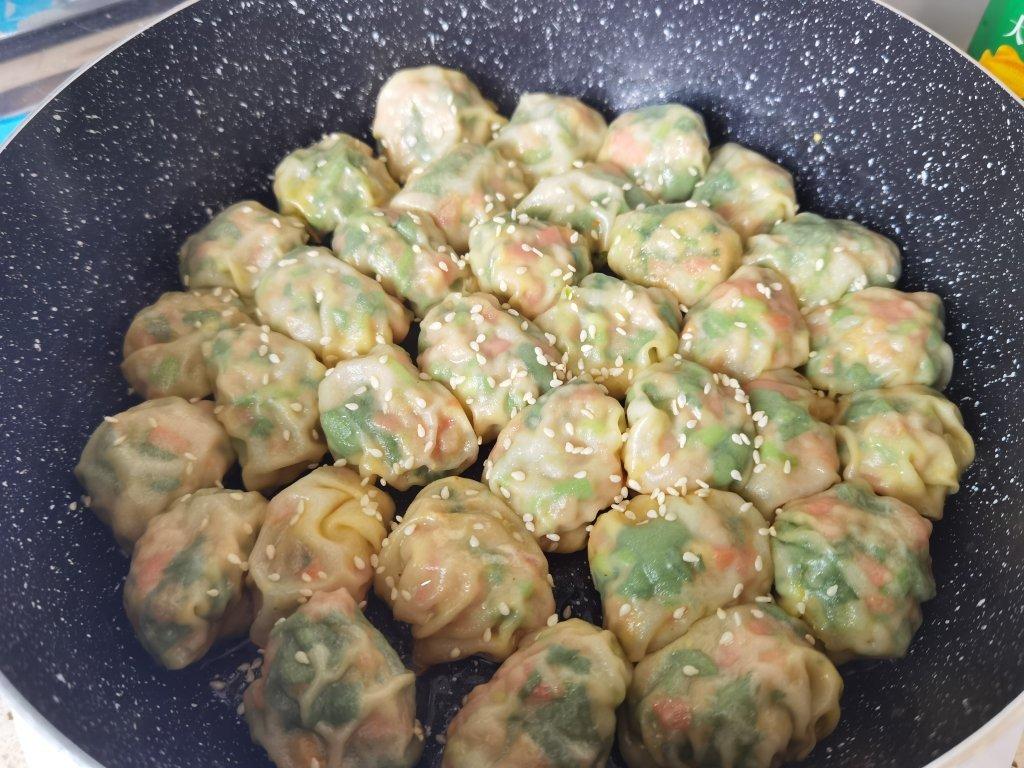 🔥不揉面，不发面❗️皮薄馅多三鲜馅饼