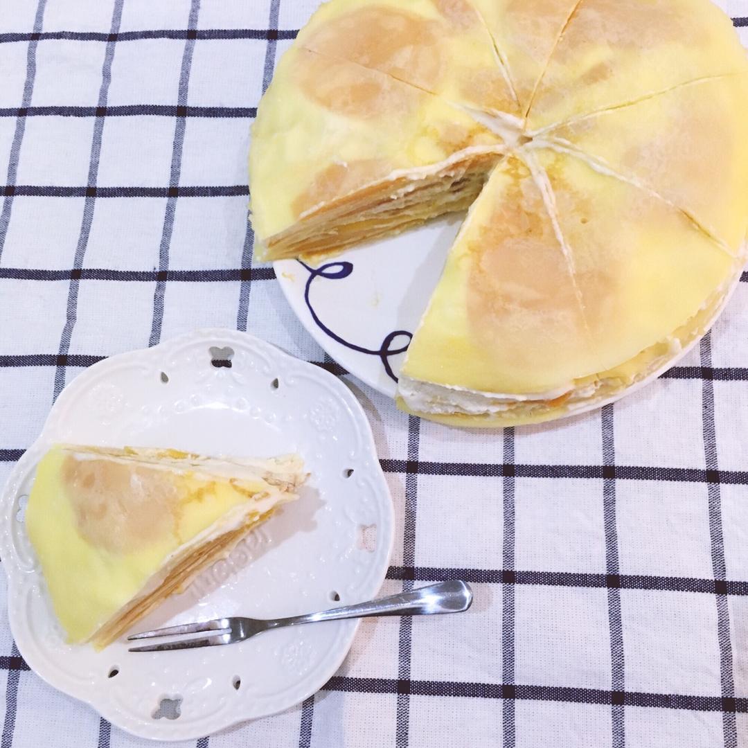 芒果千层蛋糕，100%成功告别煎皮无能