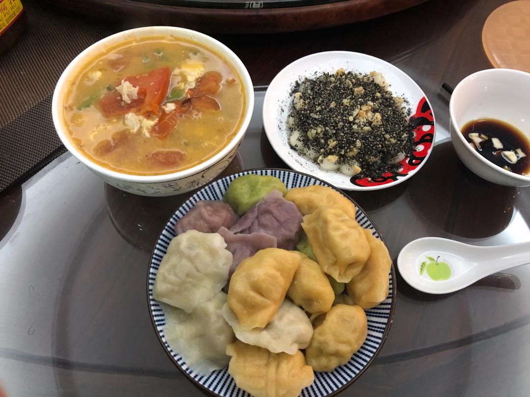 番茄年糕蔬菜汤
