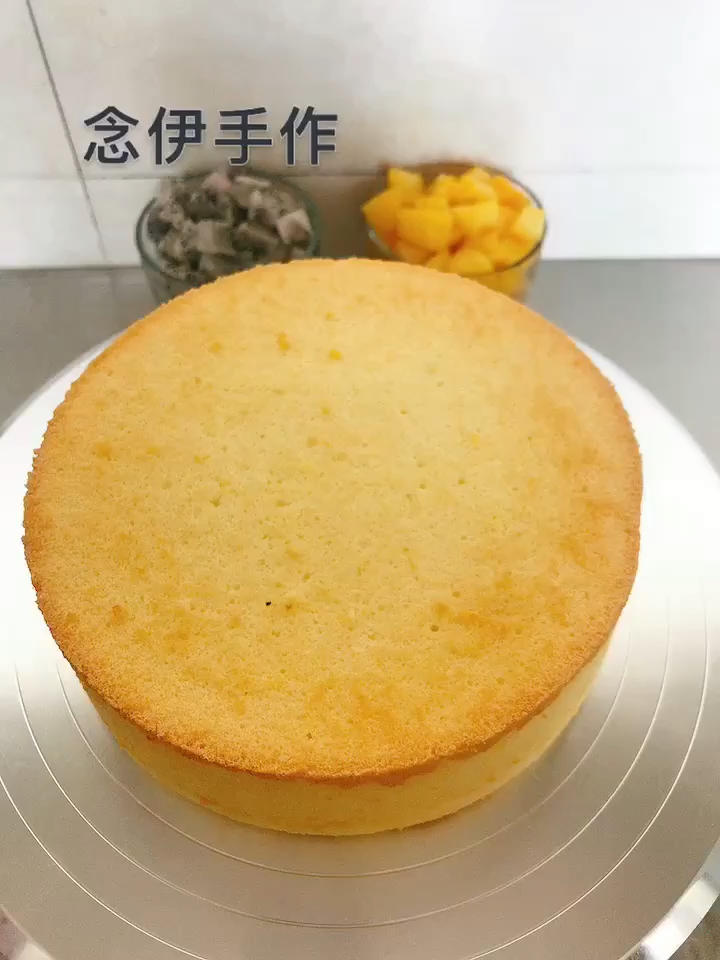 普通面粉戚风蛋糕，六，八寸，简单好学