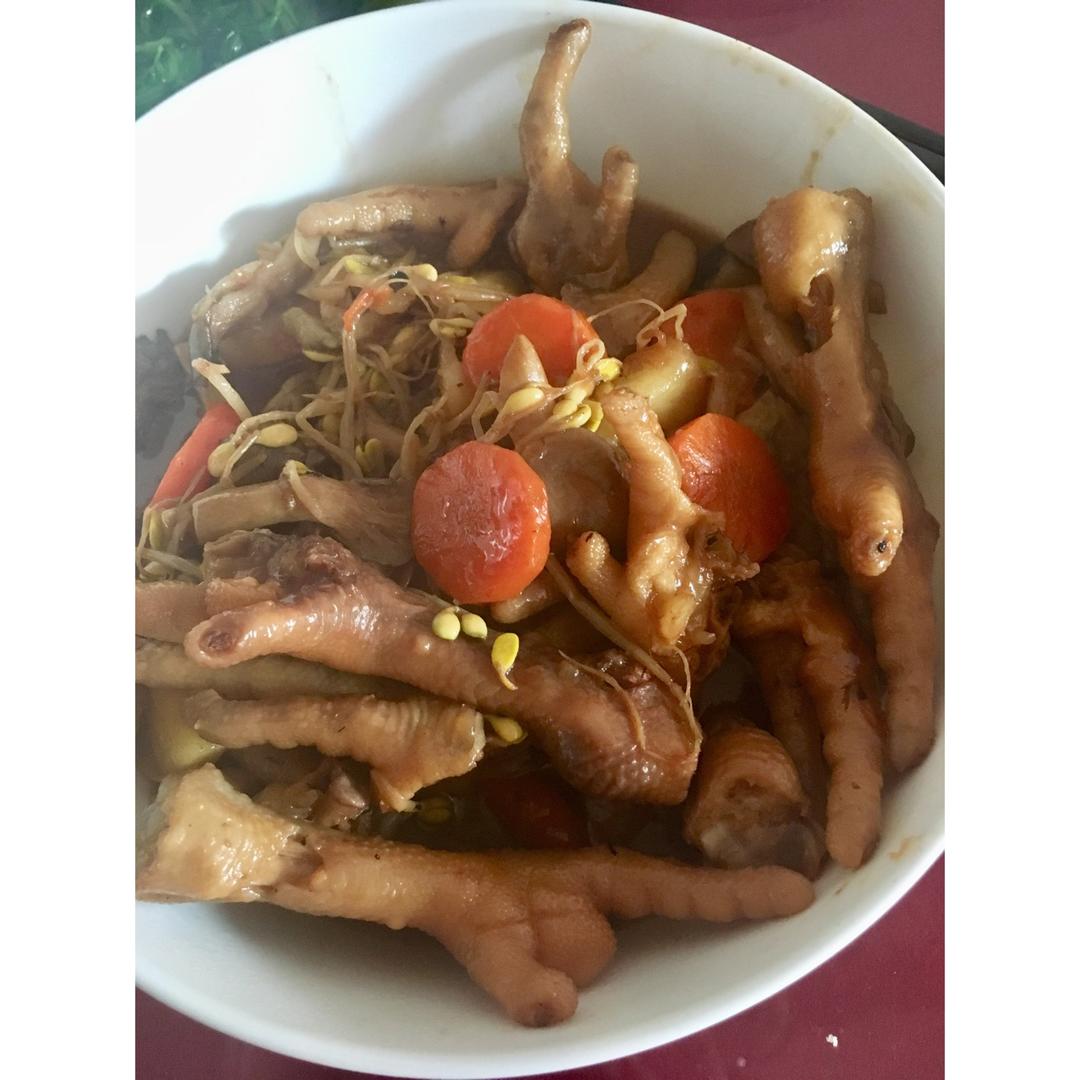 鸡爪煲