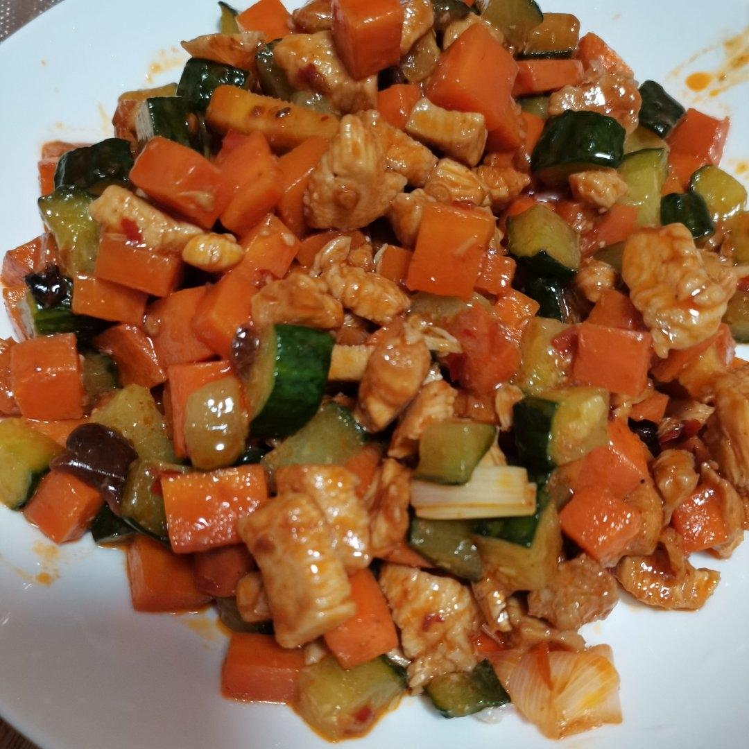 杂炒鸡丁