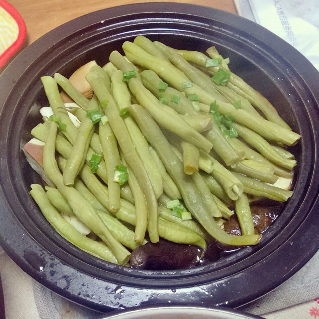 豆角炖茄子（塔吉锅）