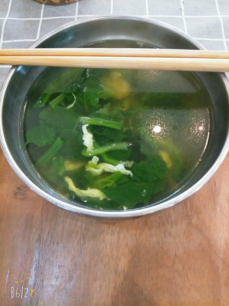 波菜鸡蛋汤