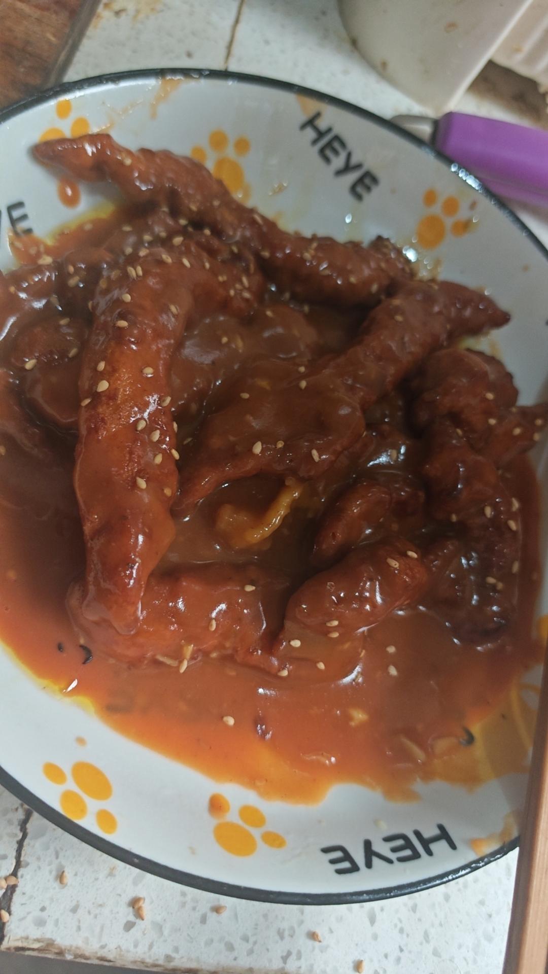 糖醋鸡胸