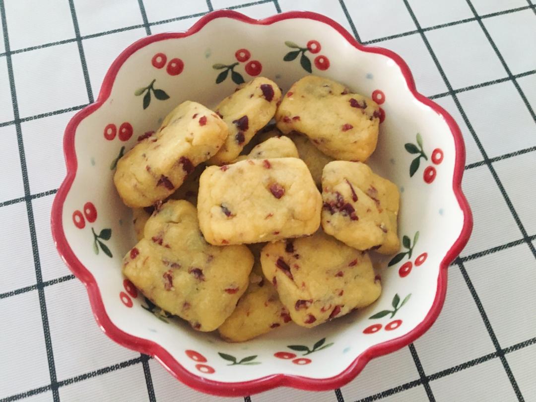 低糖少油版蔓越莓饼干
