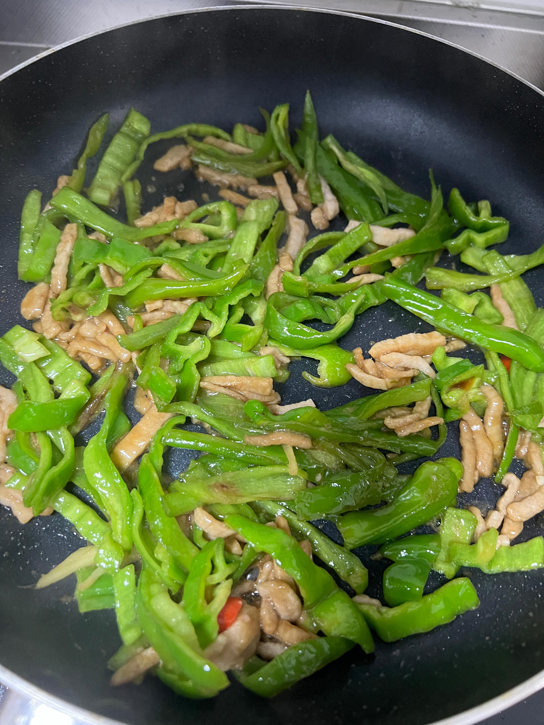 豆筋青椒肉丝