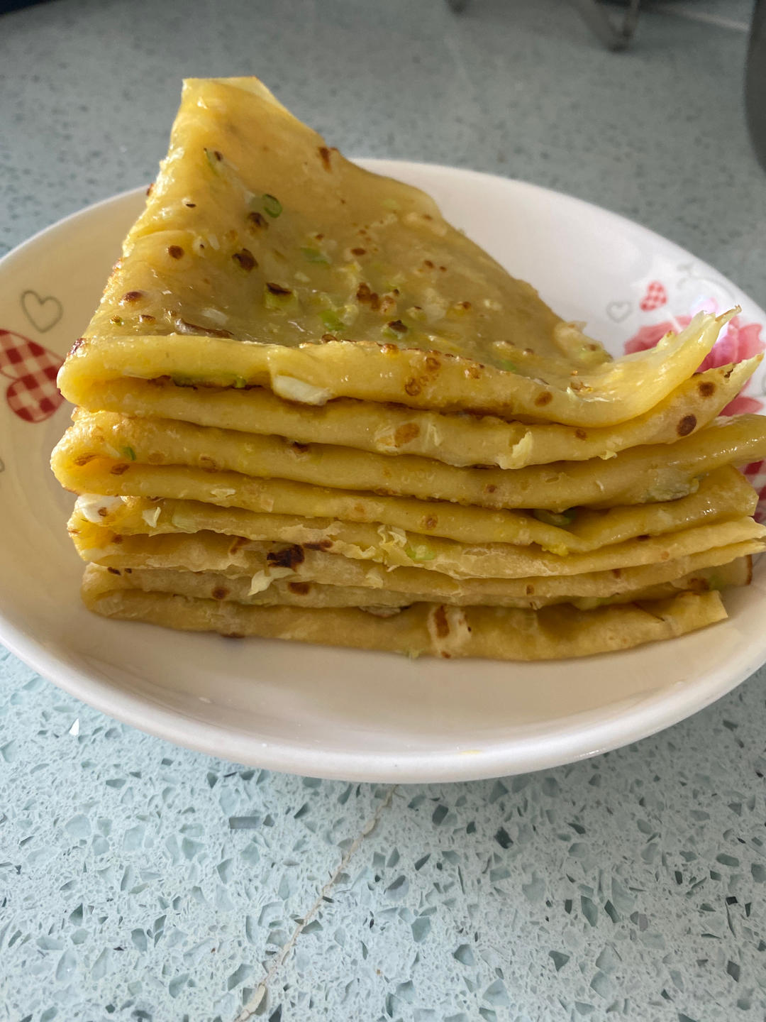 简单快手蔬菜鸡蛋煎饼