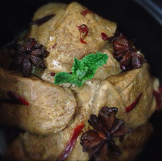 瘪团子做的香卤素筒肠