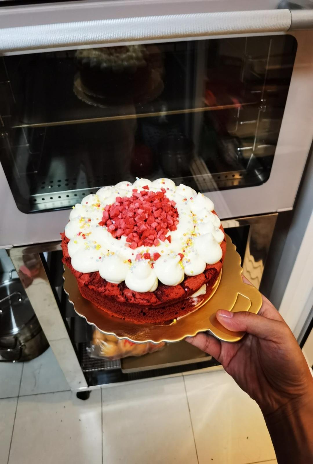 红丝绒蛋糕戚风版