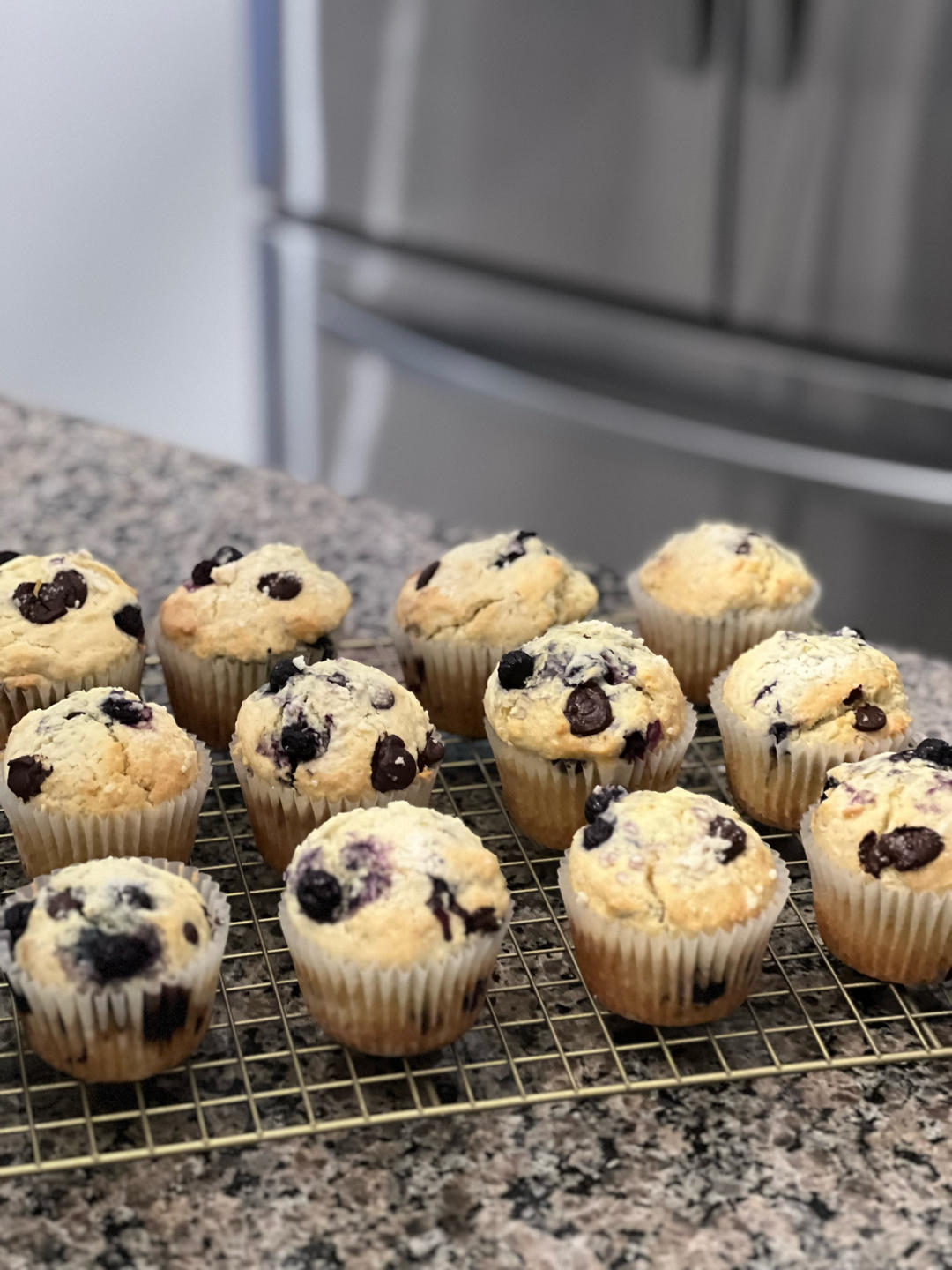 会爆浆的蓝莓玛芬蛋糕