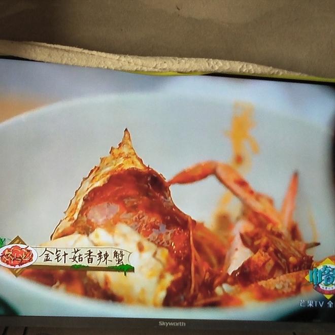 金针菇香辣蟹，喜欢吃辣人的福音，的做法