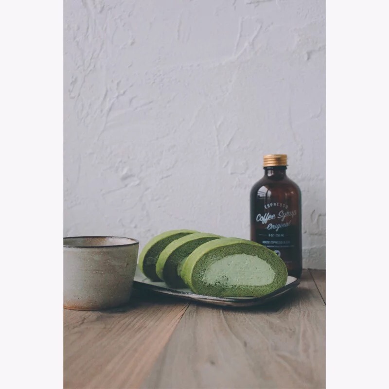 抹茶奶油卷