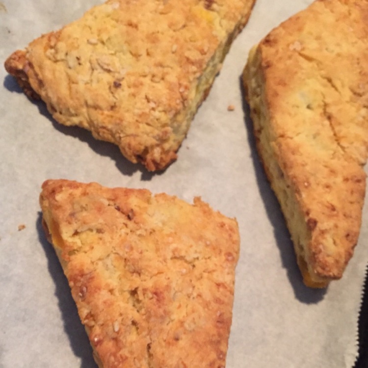 红薯白芝麻司康