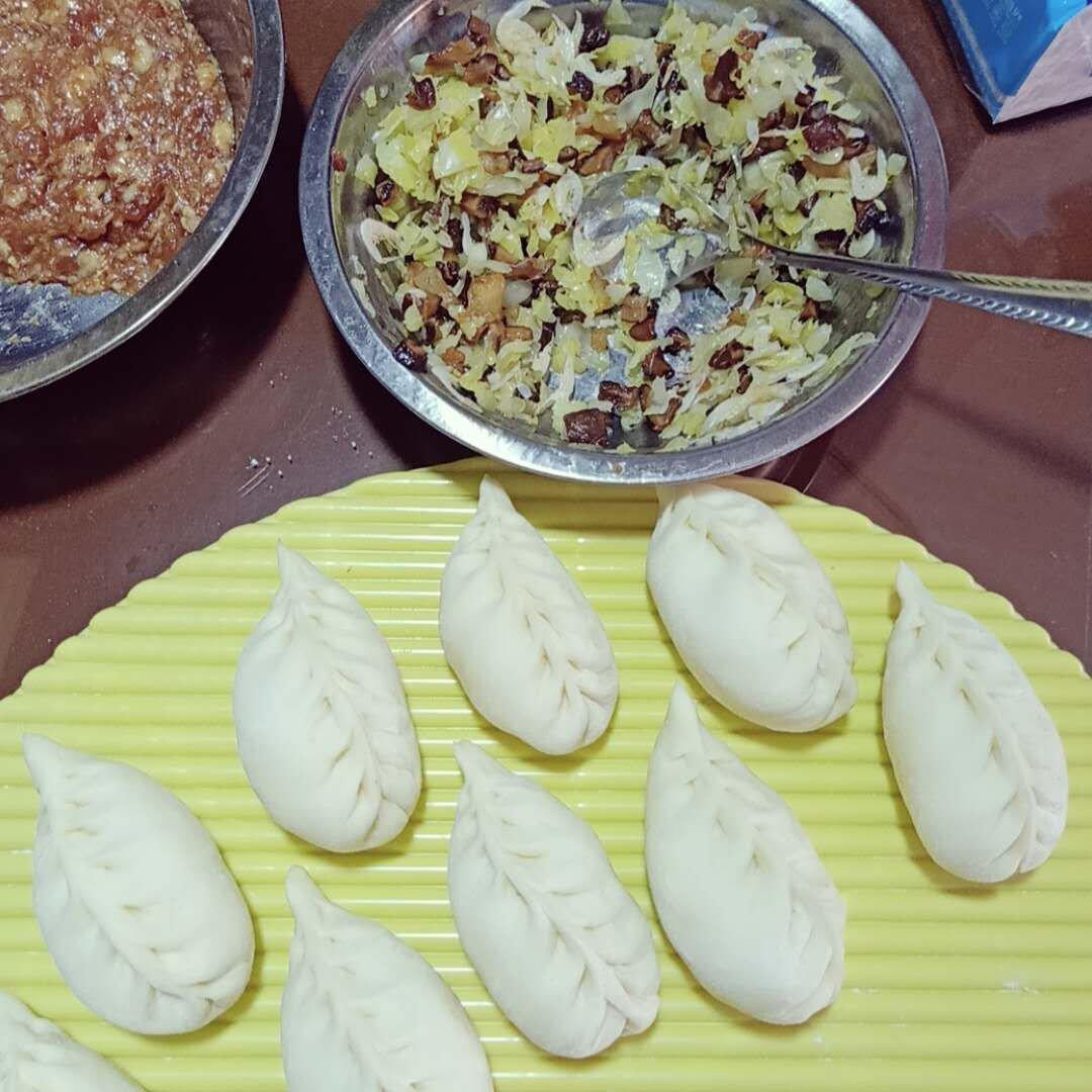 香菇虾米菜包