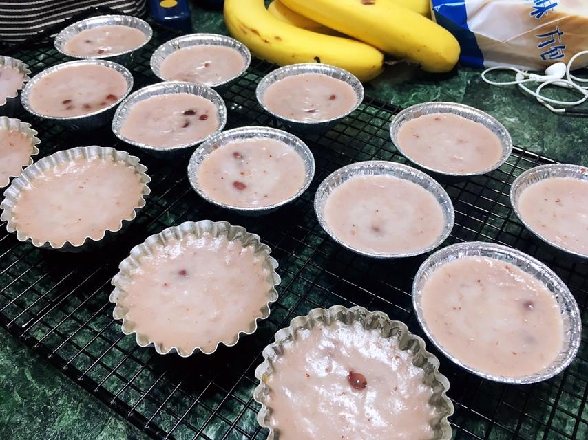 传统黄糖红豆钵仔糕