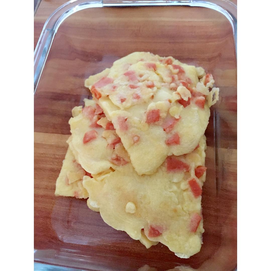 快手鸡蛋饼～～十分钟早餐！